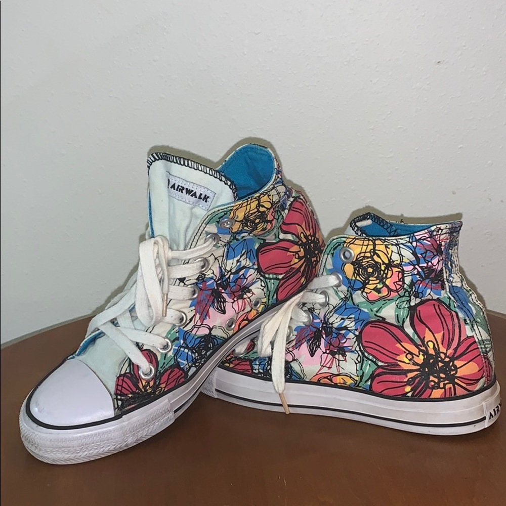 Women’s rare floral high top AirWalks